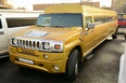Лимузин Hummer H2 (золотой)